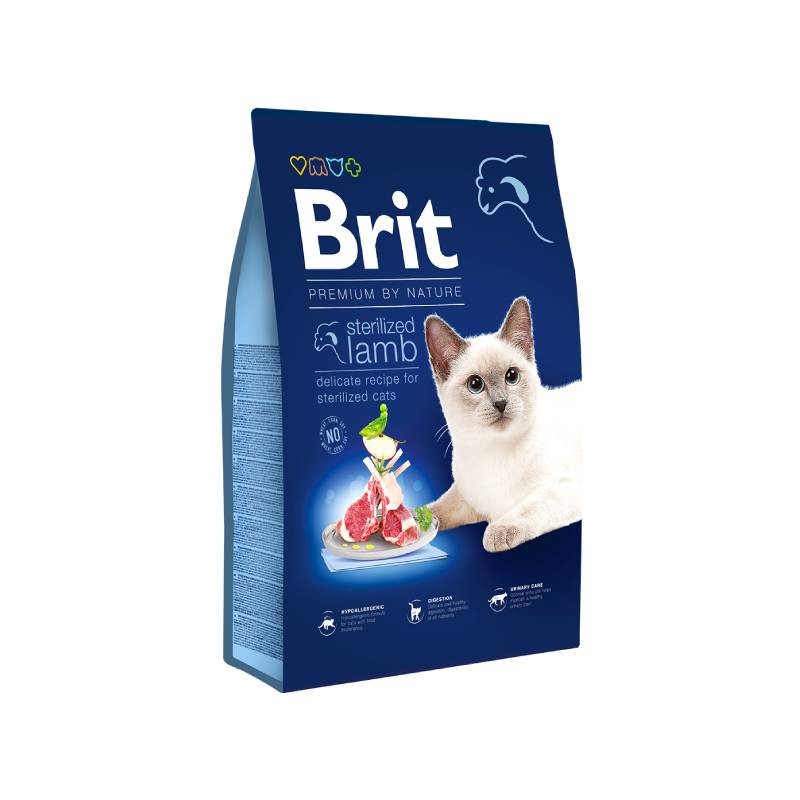 Brit Premium Suha hrana za mačke, Janjetina, 1.5 kg