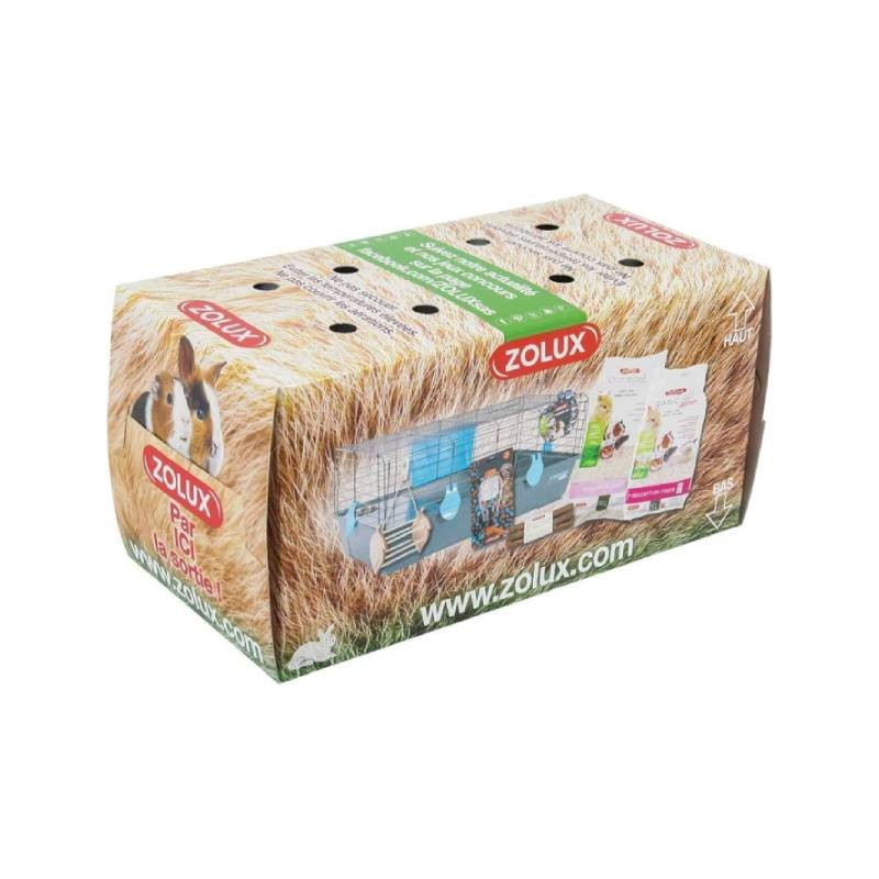 Transportna kutija za male životinje od kartona, 13,8x8,5x8,5 cm