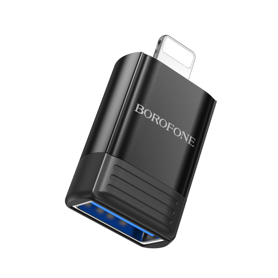 Borofone USB adapter BV18 iPhone/lightning male to USB female