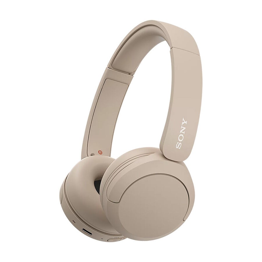 Sony Bežične slušalice CH520, 50h baterija, brzo punjenje, mikrofon, Beige