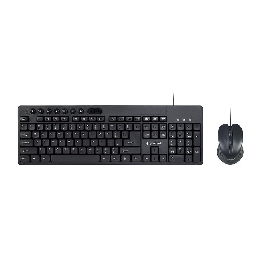 Gembird Tastatura i miš set KBS-UM-04, USB, USA layout