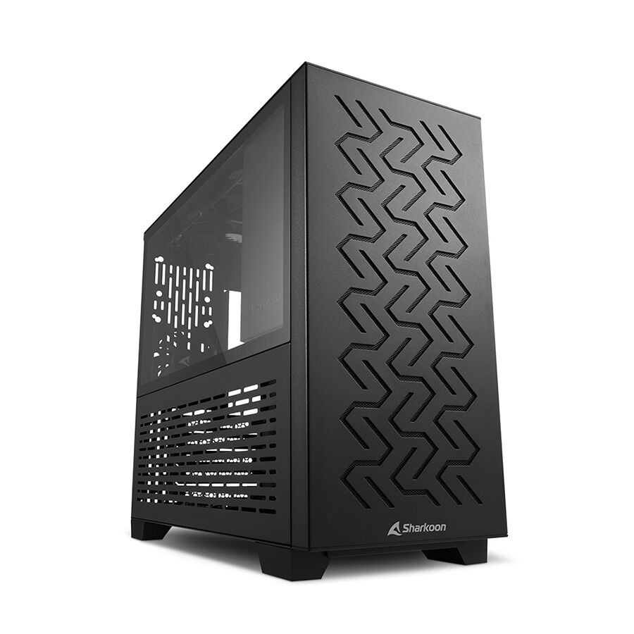 Sharkoon Kućište MS-Z1000, crno, 1x80mm + 3x120mm PWM, Micro-ATX