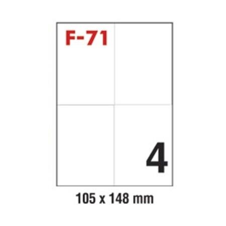 Naljepnica TTO 105X148  100/1,TTO105148