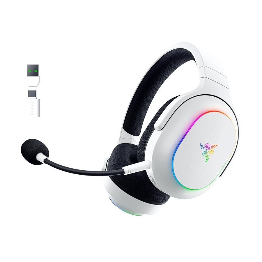 Razer Slušalice Barracuda X Chroma - Wireless Multi-Platform Gaming and Mobile Headset - White Edition - FRML Packaging RZ04-05220200-R3M1