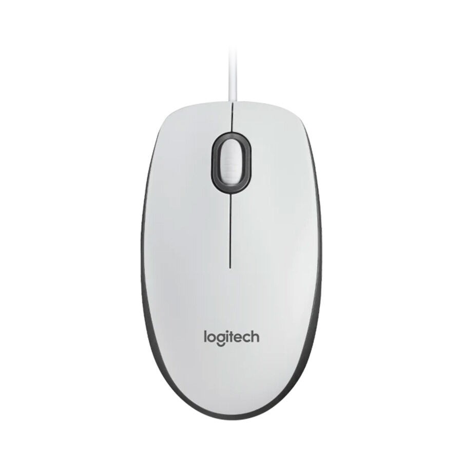 Logitech Miš M100, bijeli, 1000 dpi, USB