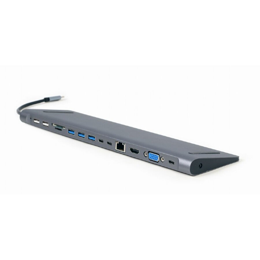 Gembird Docking Station USB-C 9-in-1 VGA PD LAN
