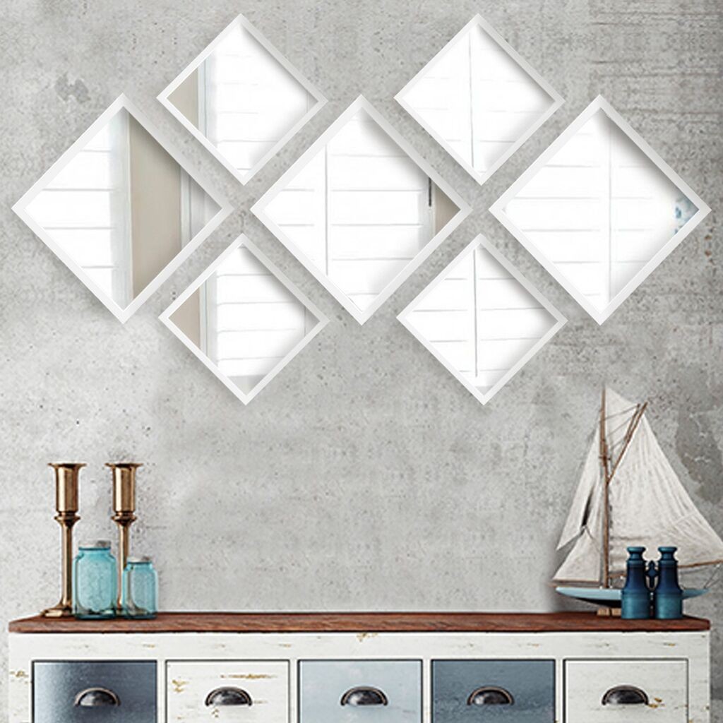 Set ogledala Wallity SETAYNA_053, bijela