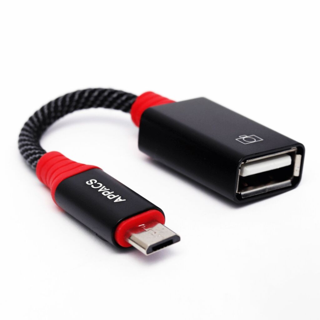 Appacs Micro USB na USB adapter V13, 10cm, Crni