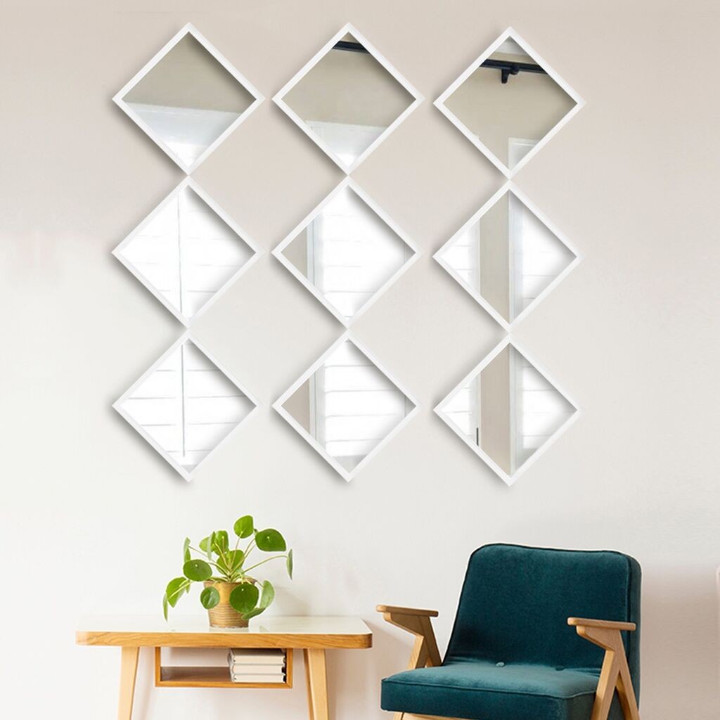 Set ogledala Wallity SETAYNA_033, bijela