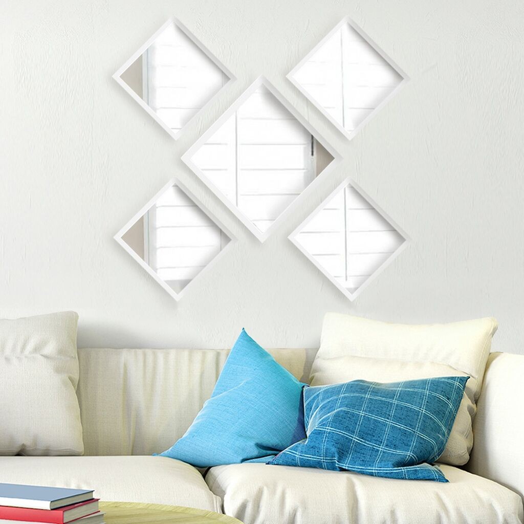 Set ogledala Wallity SETAYNA_054, bijela