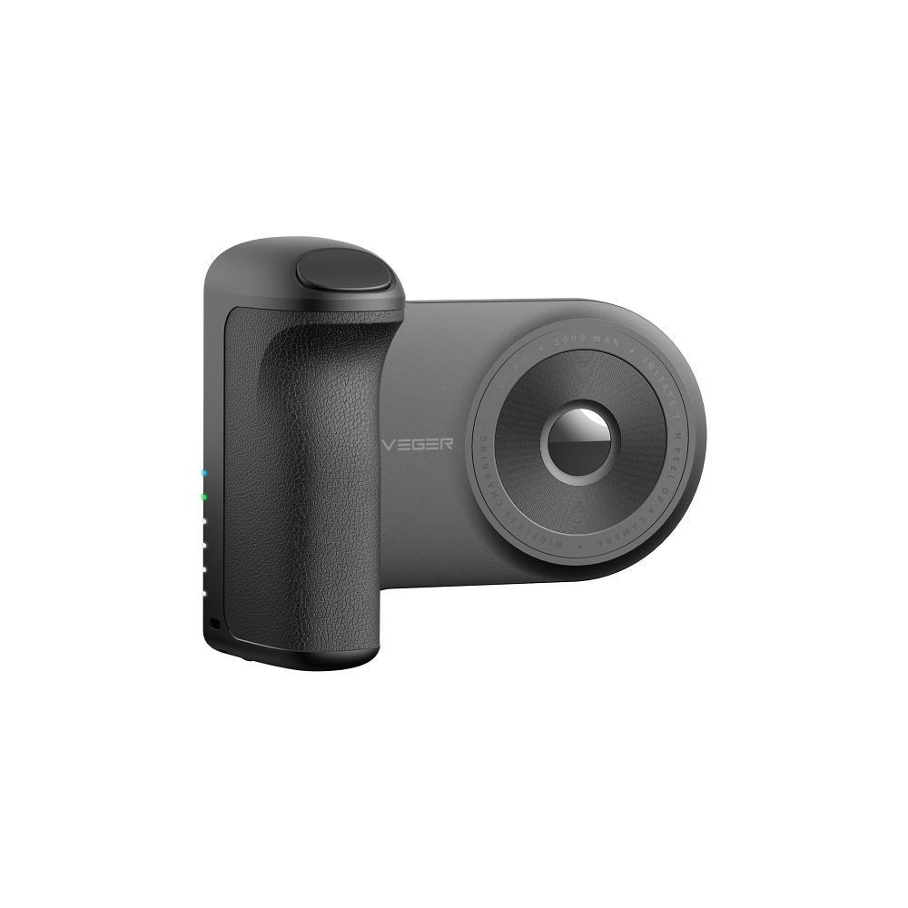 Veger Eksterna baterija W0569, 5 000 mAh, MagSafe kompatibilna, PD QC3.0, 20W, Crna