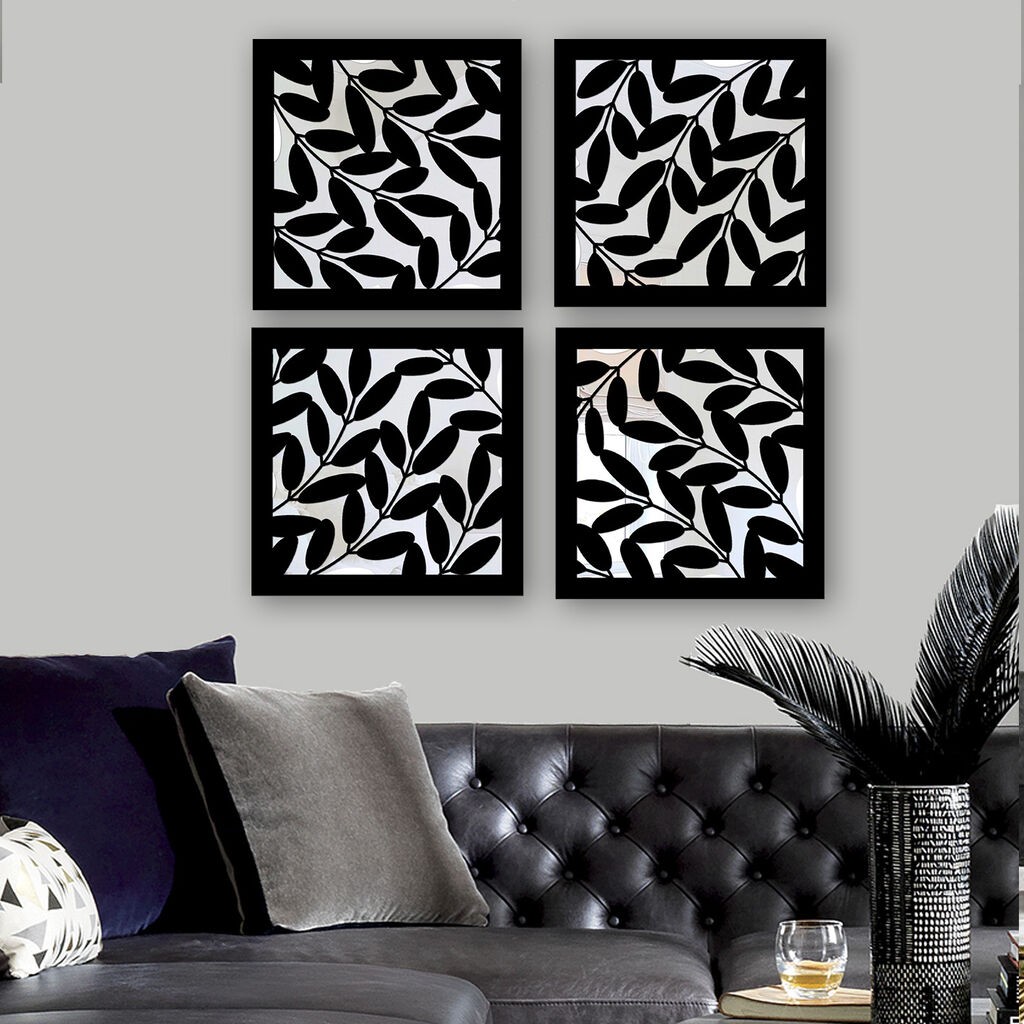 Set ogledala Wallity SYH1097258921, crna