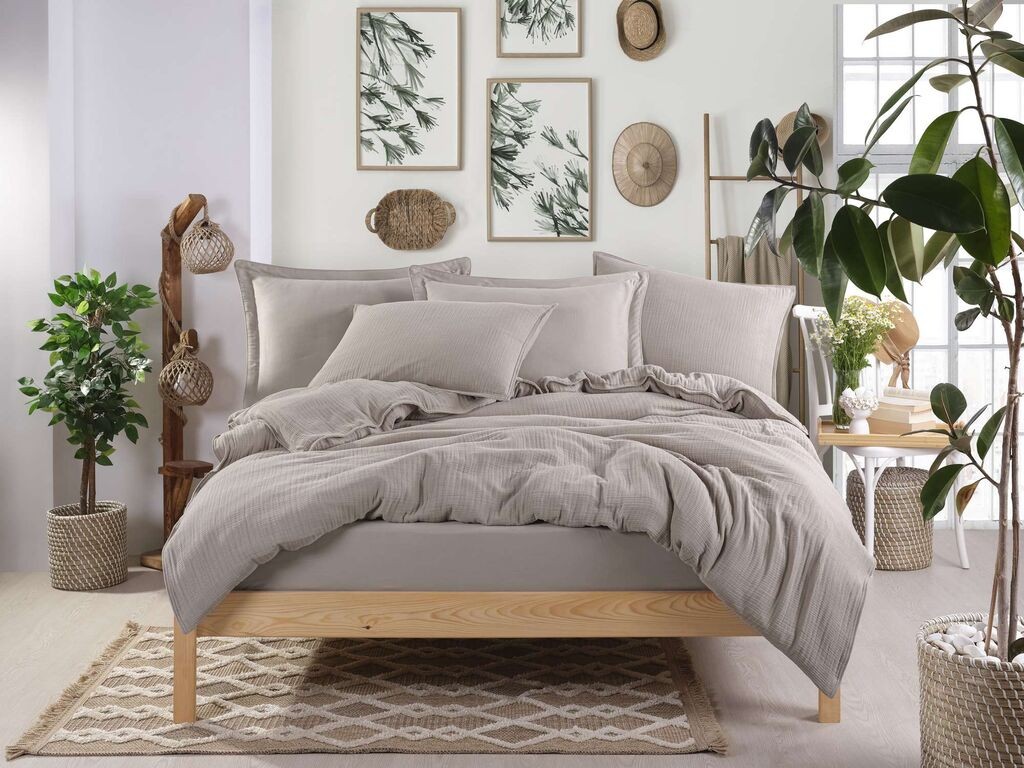 L'essentiel Maison Linen set Muslin, bež