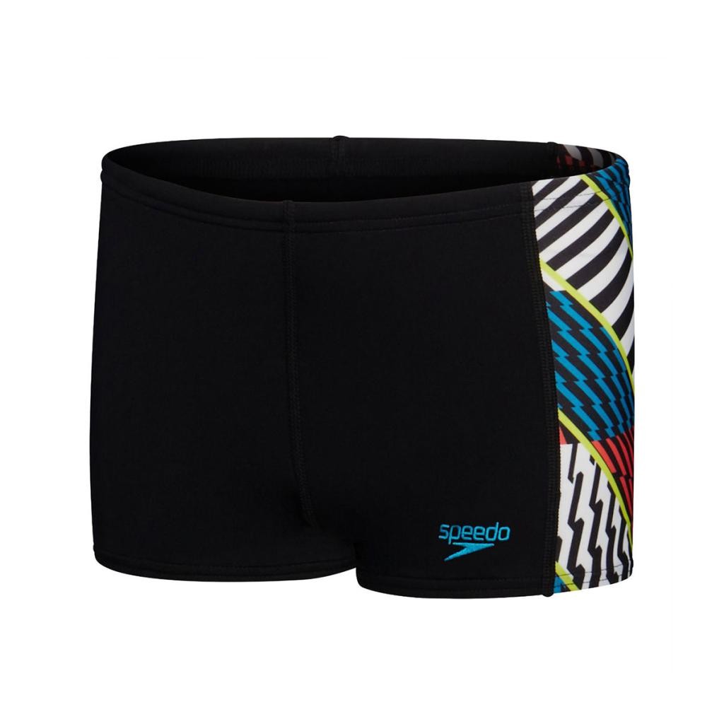 Speedo Kupaći za dječake Digi Alov Panl Asht Jm, Crni