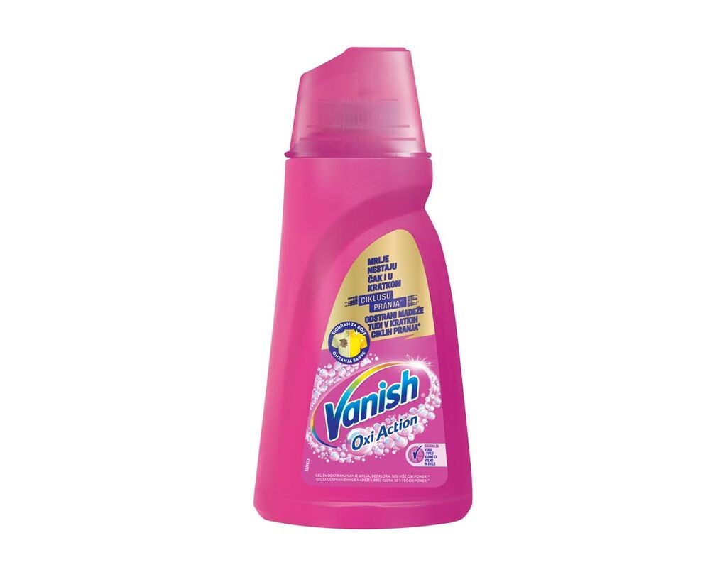 Vanish Gel za uklanjanje mrlja Oxi Action Pink, 1000ml