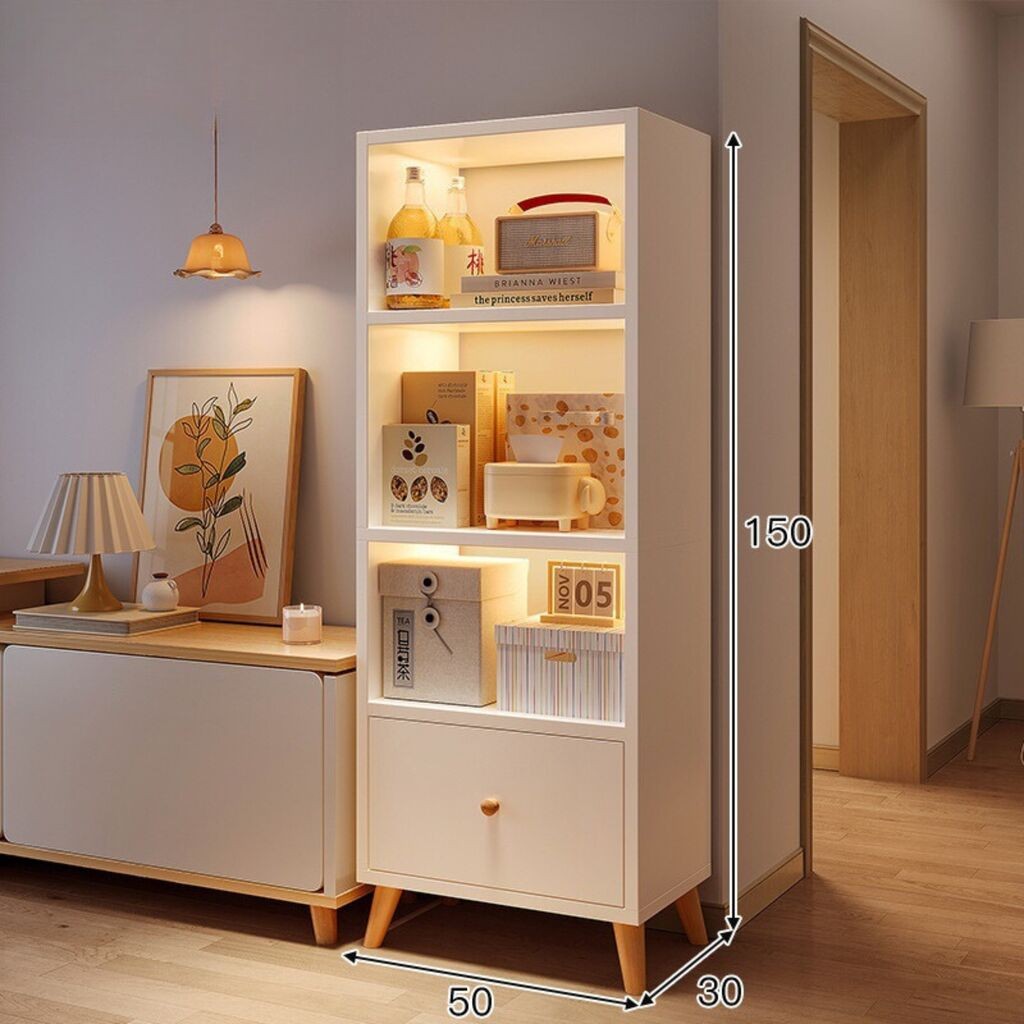 Giga Polica Antares, 150x50cm, Bijela