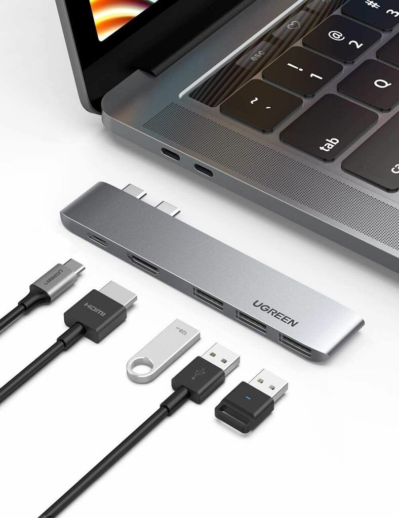 UGreen USB-C Hub za MacBook, HDMI, USB-C, 2x USB 3.0