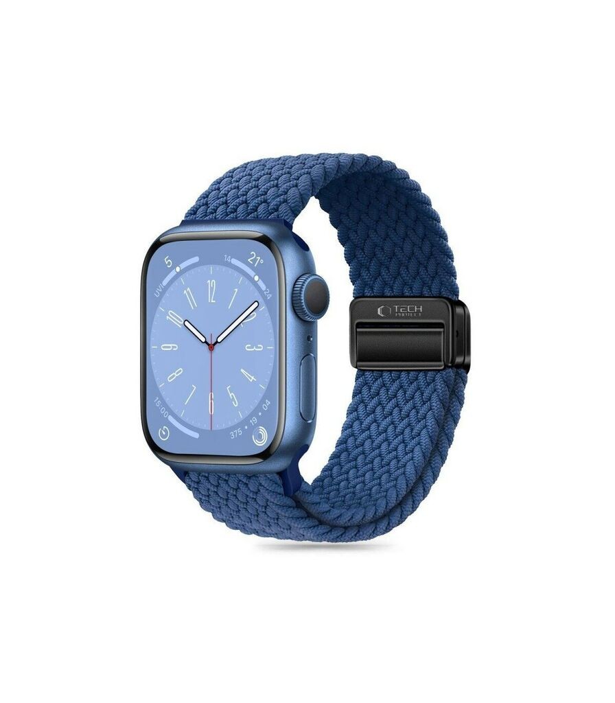 Tech Protect Narukvica za Apple Watch Nylonmag, 6 / 7 / 8 / 9 / 10 / Se, 40 / 41 / 42mm, Plava