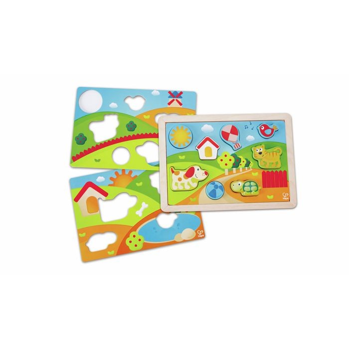 Hape Drvene geometrijske puzzle