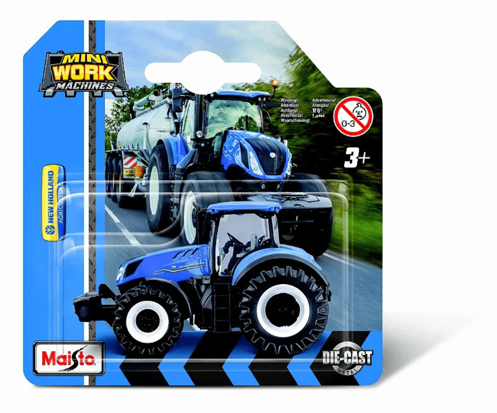 Maisto Dječija igračka Traktor 15530, 8cm, Metalni, Plavi