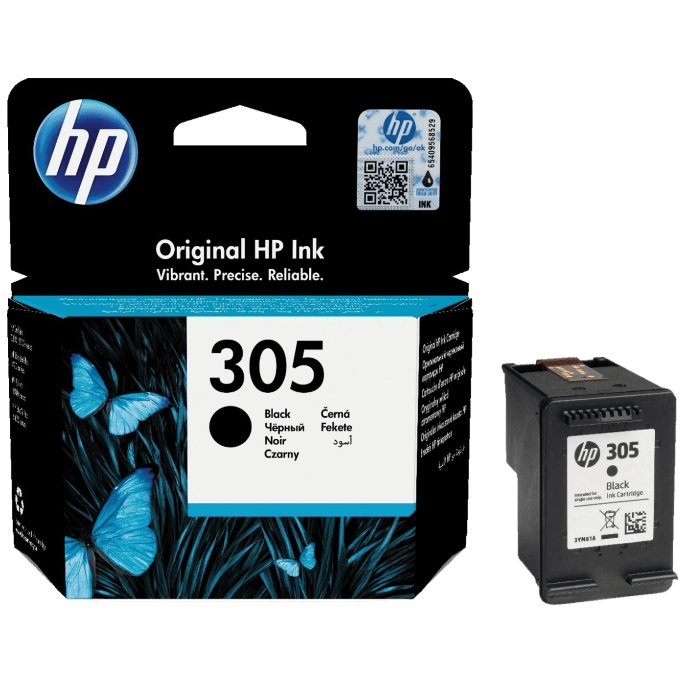 HP, Tinta 305 (3YM61AE), crna, 3YM61AE