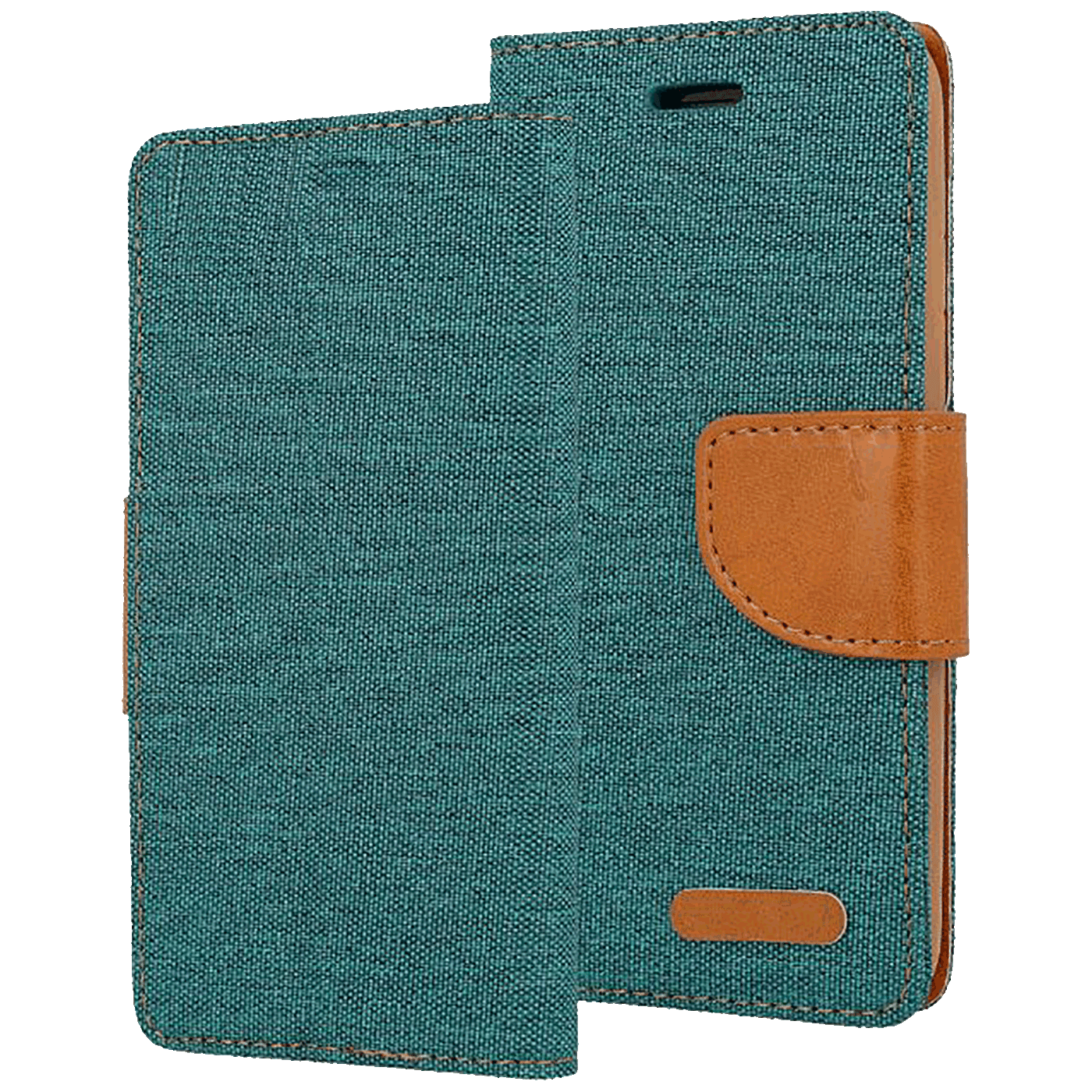 AMA Europe, Futrola za mobitel Samsung J7 2017, tamno zelena, Canvas Case Galaxy J7 dark green