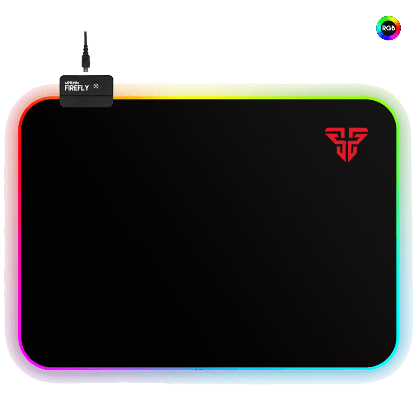 Fantech, Podloga za miš, 350 x 250 x 3 mm, RGB, MPR351s Firefly