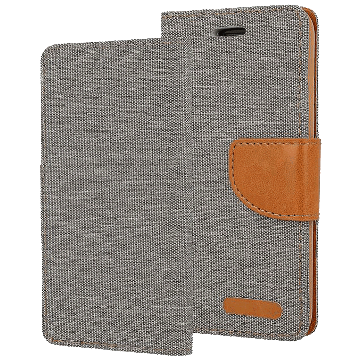 AMA Europe, Futrola za mobitel Samsung J3 2017, siva, Canvas Case Galaxy J3 gray