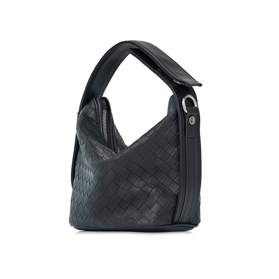 Lovely Bag Sierra - Crna Torba, Srebreni Metal