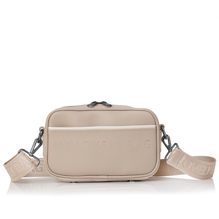 Lovely Bag Selena - Tamno Bež Torba, Crni Metal