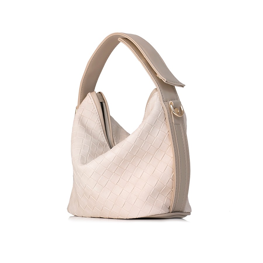 Lovely Bag Sierra - Bež Torba, Zlatni Metal