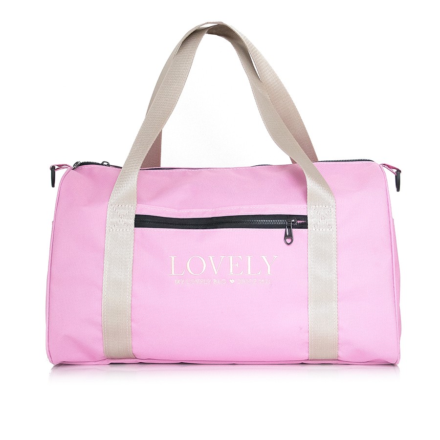 Lovely Bag Sport Bag - Maxi Puder/Bijela Sportska Torba