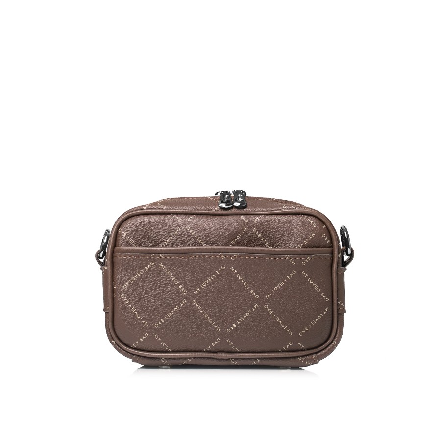 Lovely Bag Selena - Smeđa Torba, Crni Metal