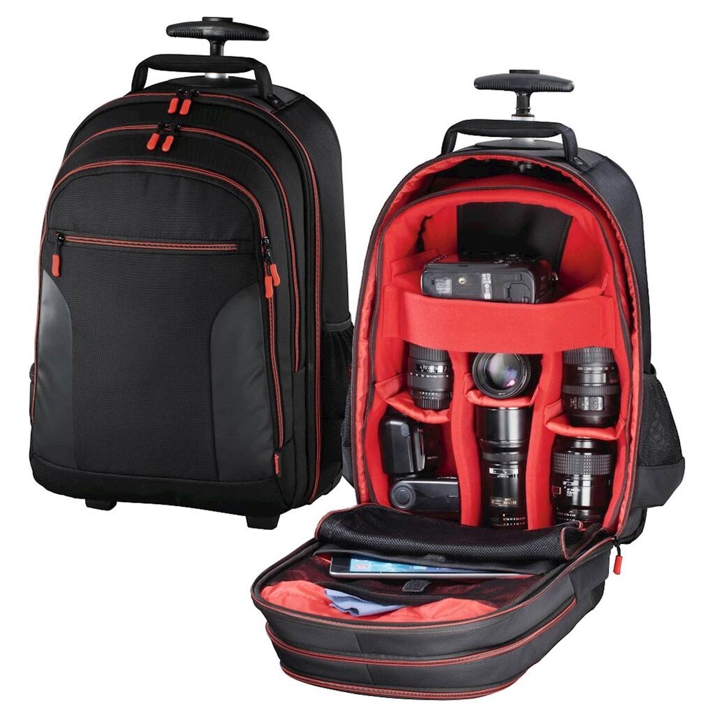 Hama Ruksak za laptop "Miami" Camera Trolley, 200, Crno-crveni