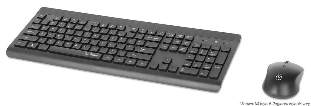 Manhattan Miš i tastatura MWK7350, Crni