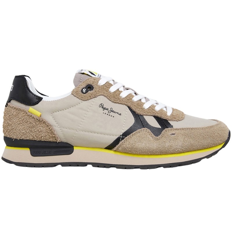 PEPE JEANS Muške patike Brit Fly, krem ​​boje