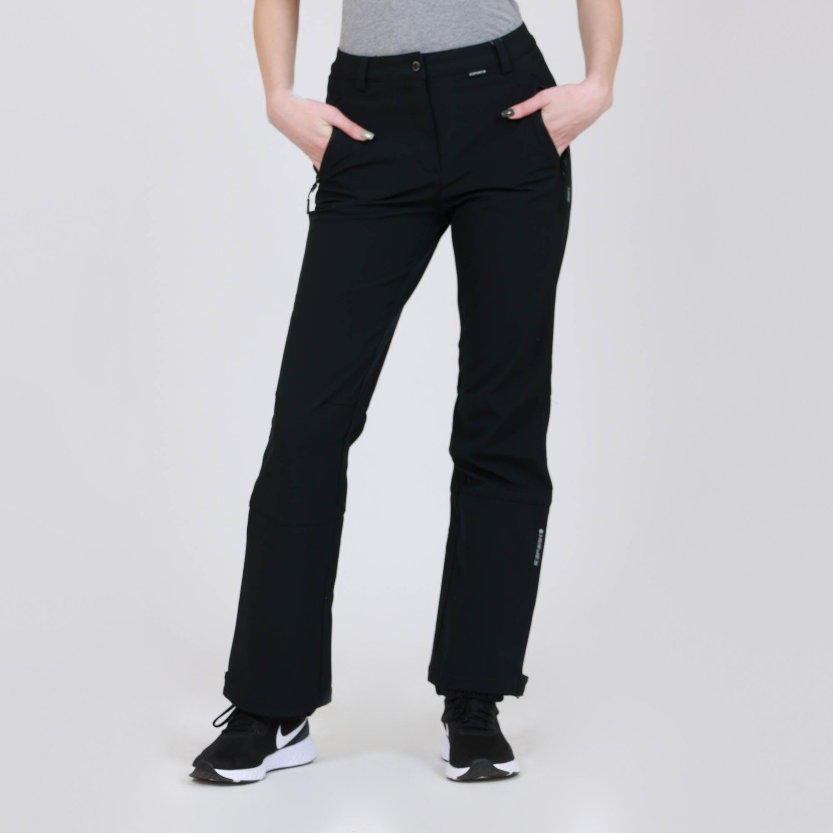 ICEPEAK Frechen W ženske skijaške pantalone - crne