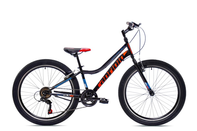 Capriolo Bicikl za dječake 24"/13" Diavolo 400, Crno-Narandžasti