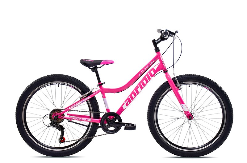 Capriolo Bicikl za djevojčice 24"/13" Diavolo 400, Roza