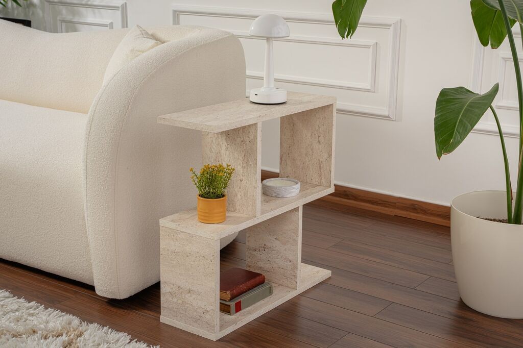 Hanah Home Club sto Life, 60x60x20 cm, krem