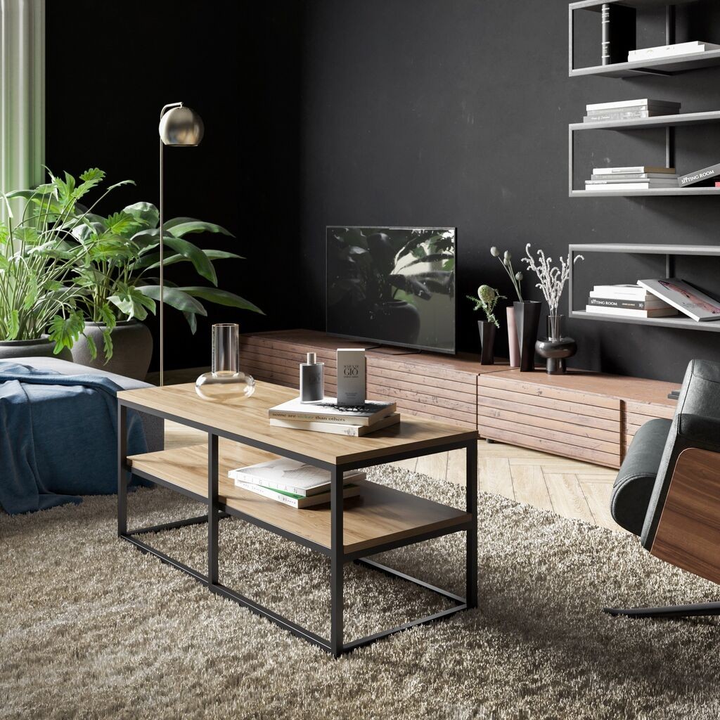 Hanah Home Club sto Forteaus, 110,4x47x52 cm, bež