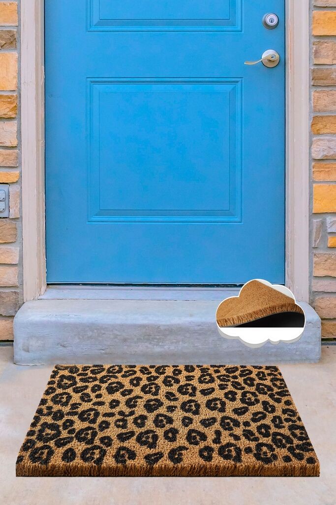 Conceptum Hypnose Mat crni - Leopard, 40 x 60 cm