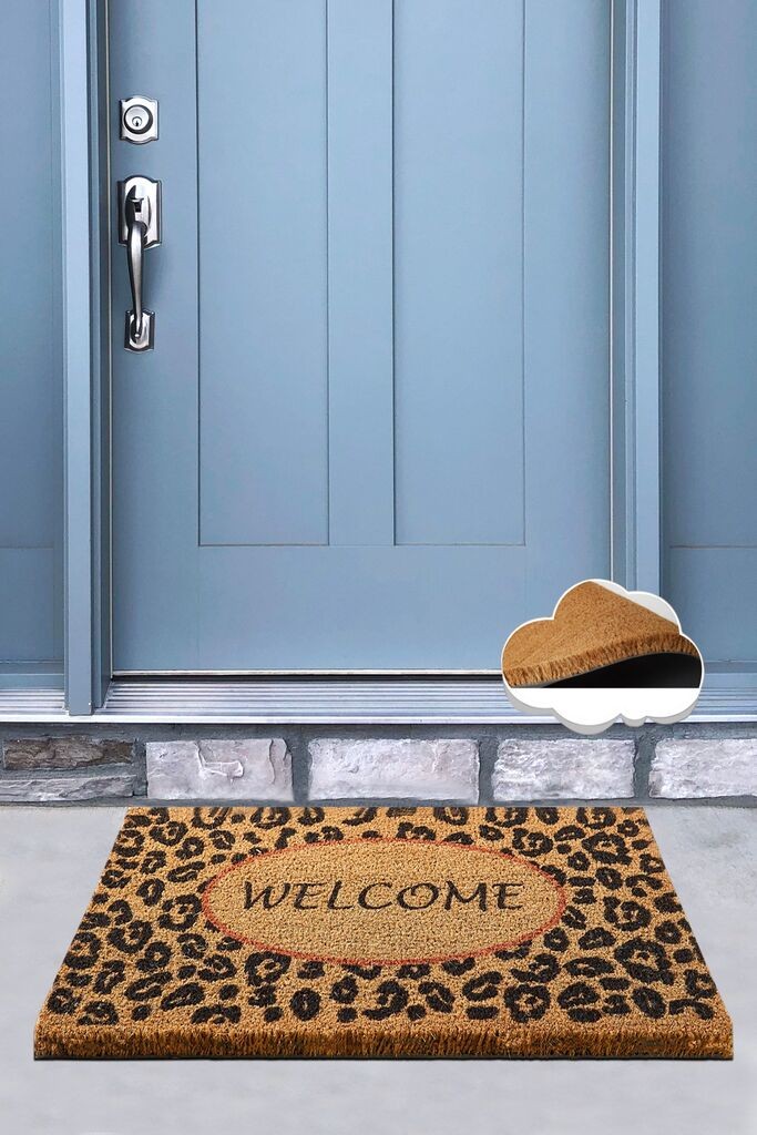 Conceptum Hypnose Mat Welcome - Leopard, 40 x 60 cm
