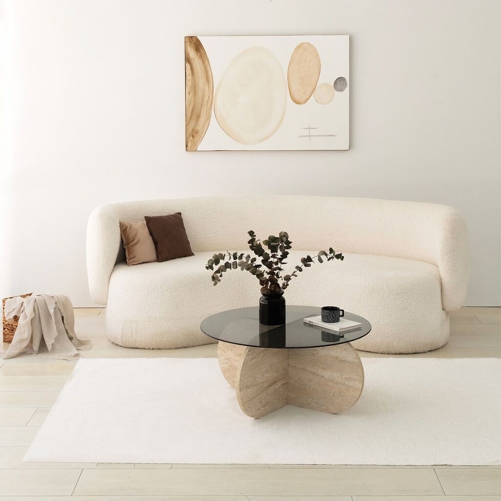 Hanah Home Club sto Bubble, 75x35 cm, krem