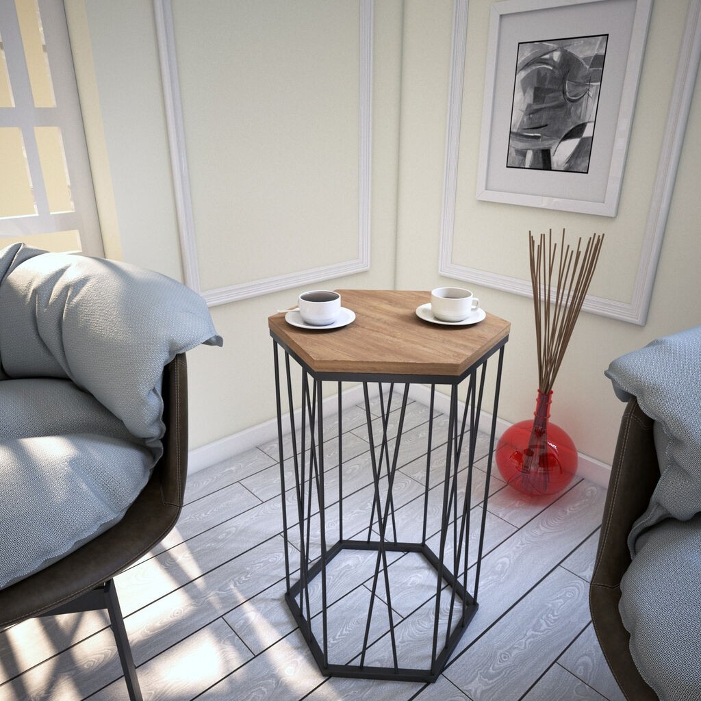 Hanah Home Club sto Cetrus Kafkas, 40x35x62 cm, Hrast