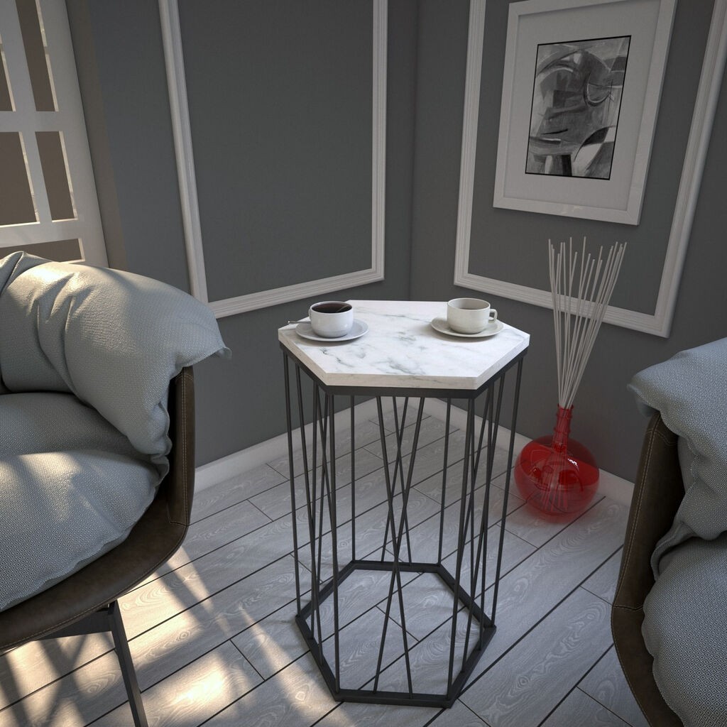 Hanah Home Club sto Cetrus, 40x62x35 cm, Bijeli