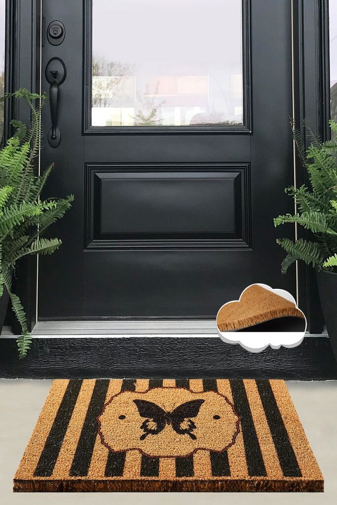 Conceptum Hypnose Mat Papillon - crna, 40 x 60 cm