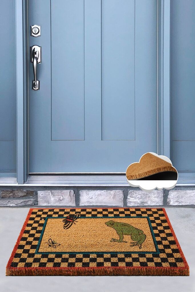 Conceptum Hypnose Mat Frog - Crvena, 40 x 60 cm