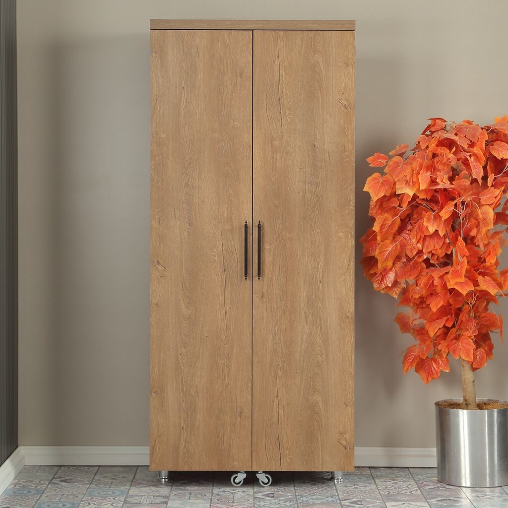 Hanah Home Višenamjenski ormarić Guzzo, 80 x 180 x 42 cm, krem