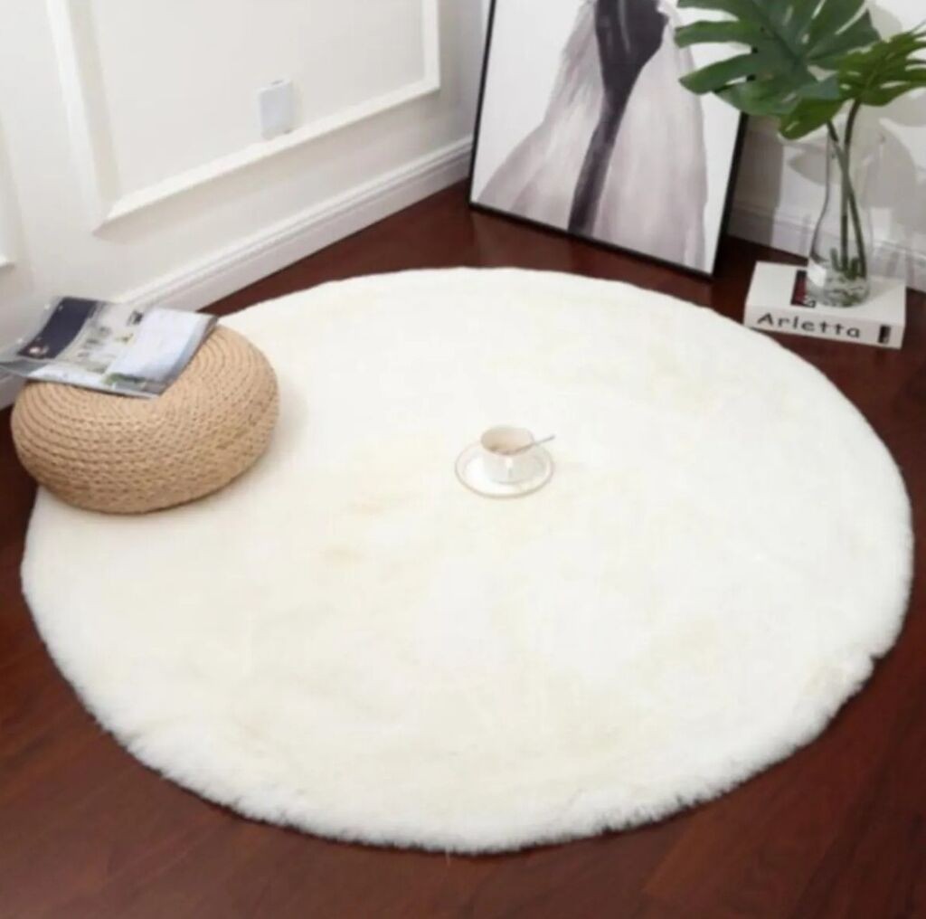 Conceptum Hypnose Tepih 9989, 90x90 cm, Bijeli